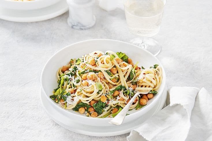 Spinach Linguine